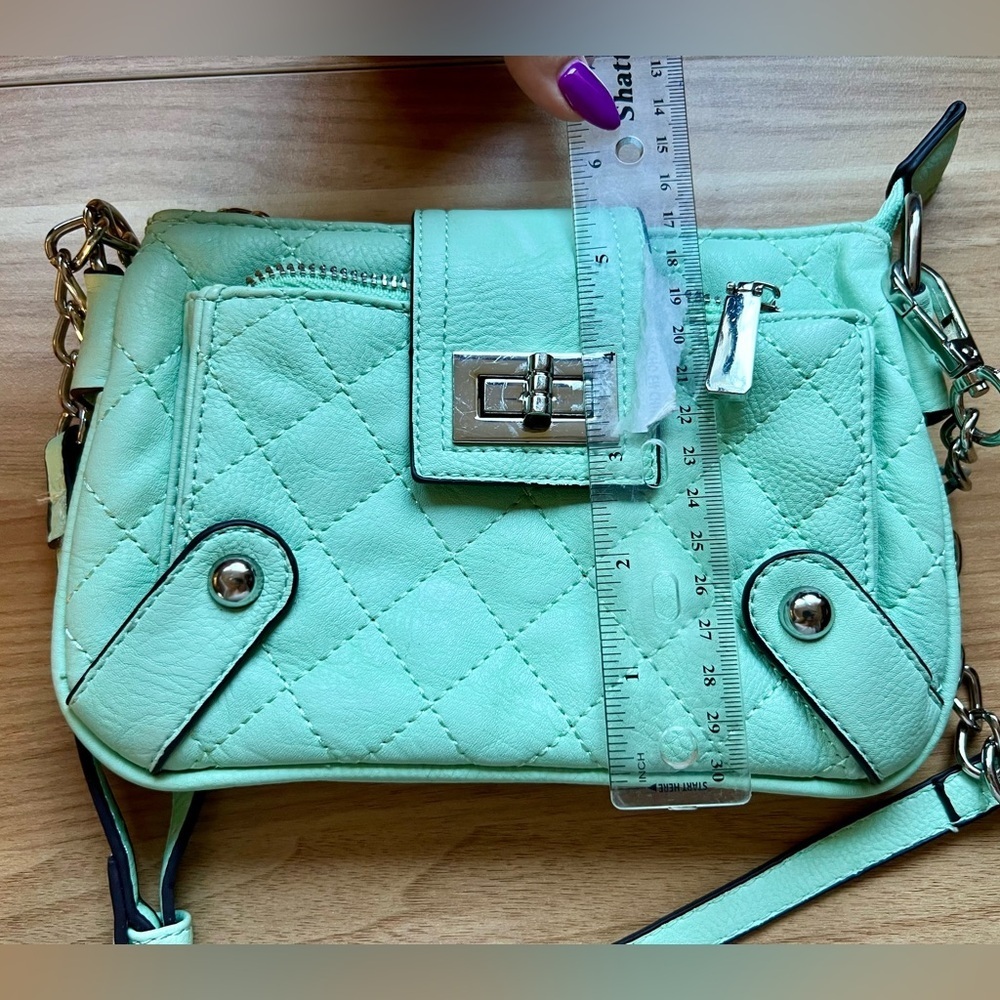 Charming Charlie Turquoise Crossbody Bag - Picture 14 of 14